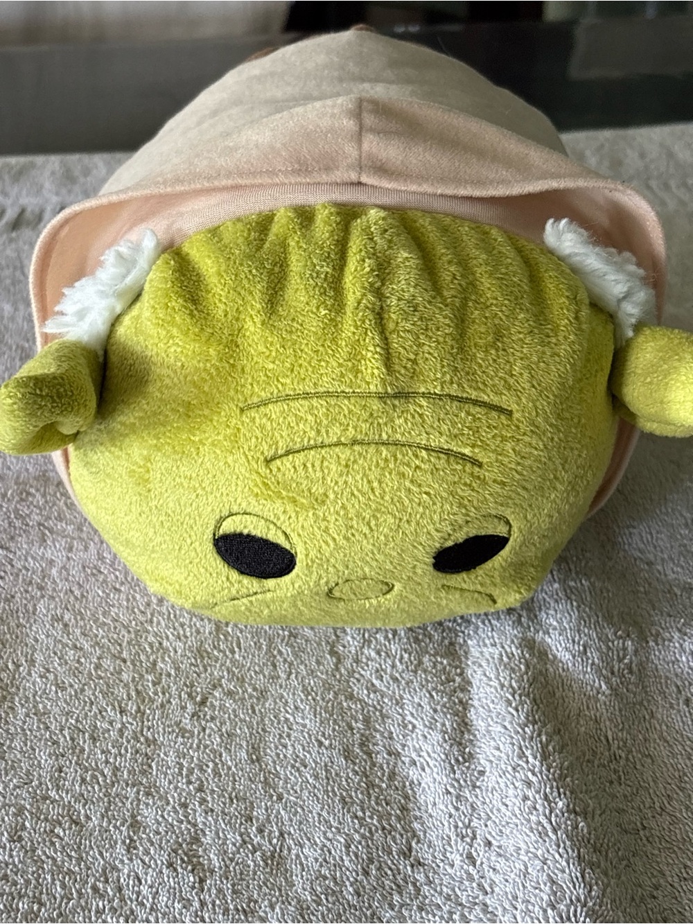 Star Wars Yellow Grogu Plush with Hood